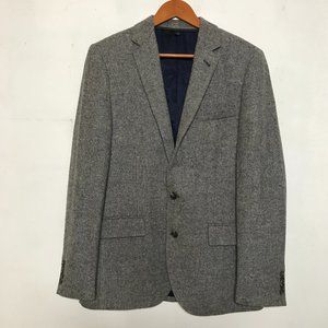 J. Crew Yorkshire Tweed by Moon Woven in England 100% Wool Sport Jacket Sz 38 R